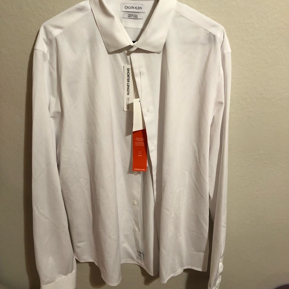 Men’s long sleeve Calvin Klein dress shirt